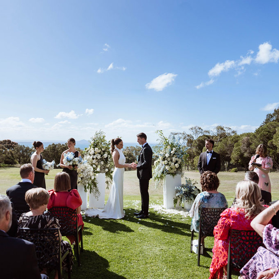 Wedding ceremony at Terindah Estate