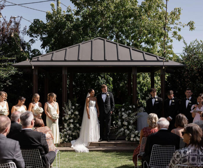 Wedding ceremony at Balmoral by Truffleduck in Geelong