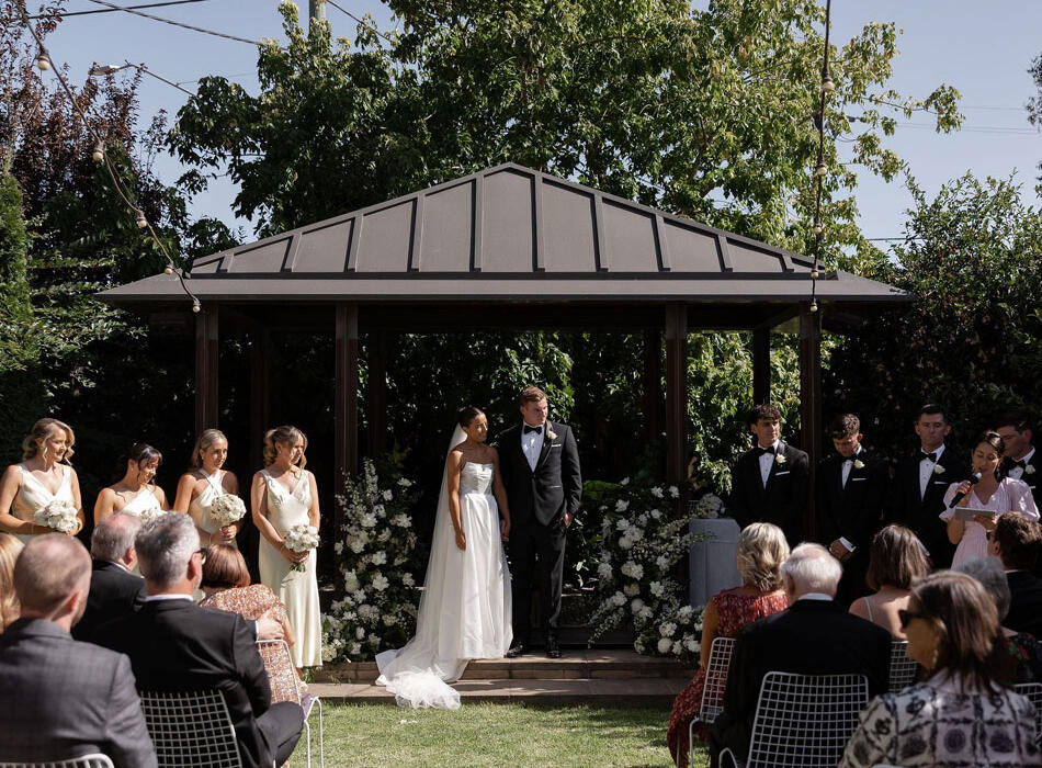 Wedding ceremony at Balmoral by Truffleduck in Geelong