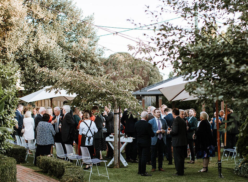 Wedding cocktail hour at Balmoral by Truffleduck in Geelong