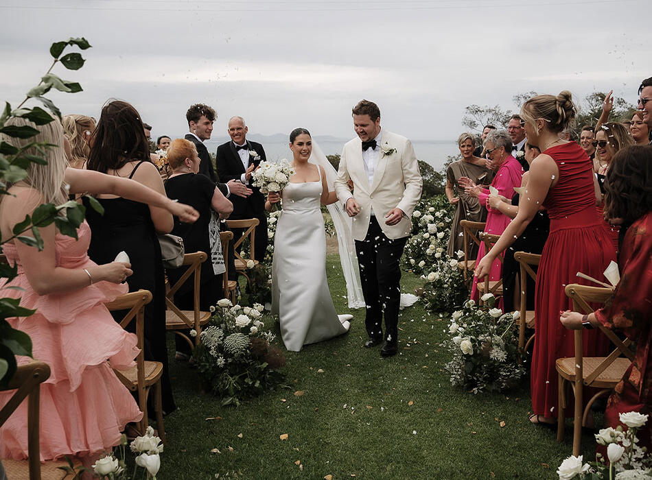 Wedding ceremony at Terindah Estate