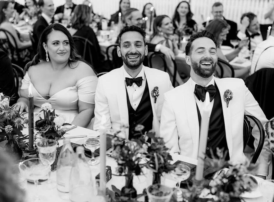 Bridal party at Truffleduck wedding