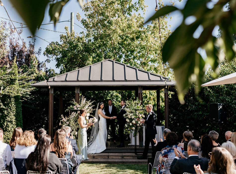 Wedding ceremony at Balmoral by Truffleduck