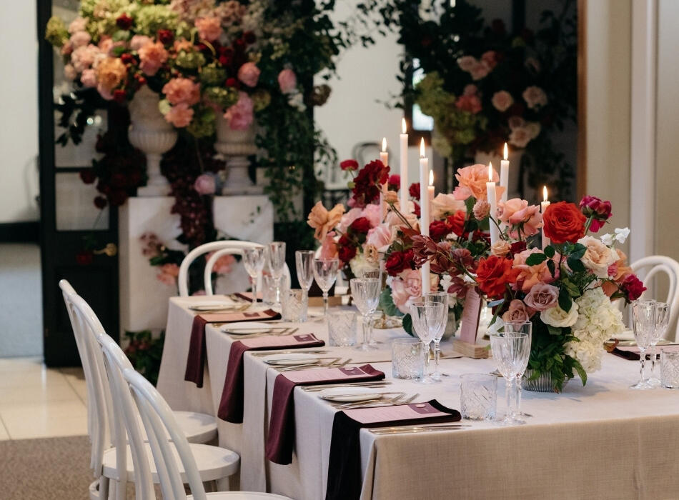 Wedding Tablescape at Balmoral